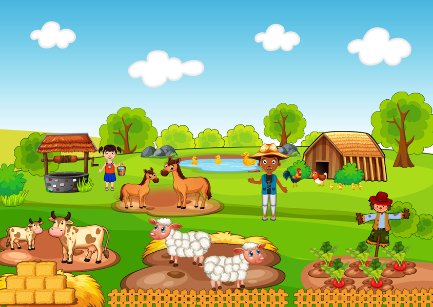 My Farm Life Mini Toy House-Ki - Gameplay image of android game