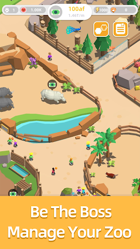 Idle Zoo Tycoon - Gameplay image of android game