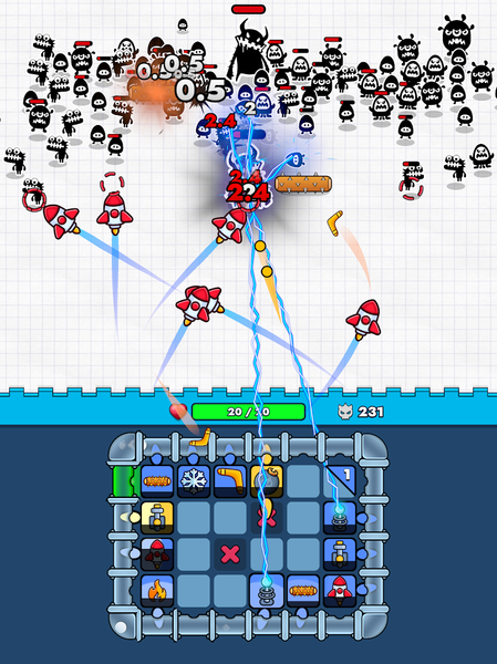 Bounce Defense - Gameplay image of android game
