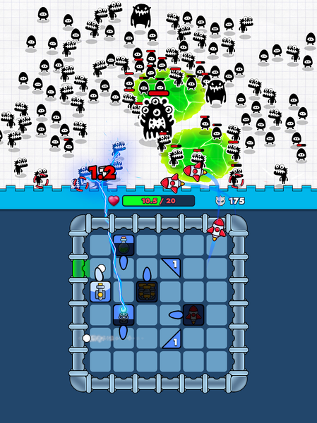 Bounce Defense - Gameplay image of android game