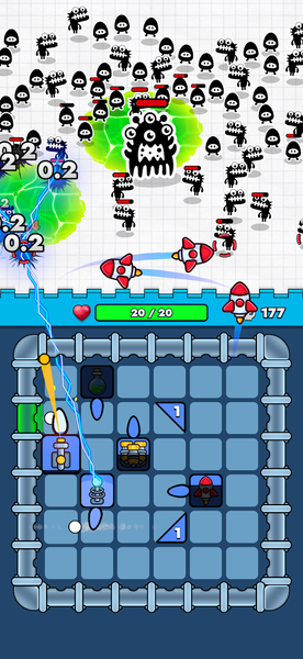Bounce Defense - Gameplay image of android game