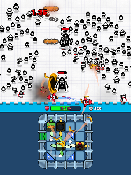 Bounce Defense - Gameplay image of android game