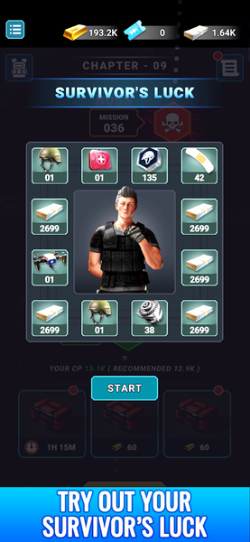 Last Survivor : Shooter Hero - Gameplay image of android game