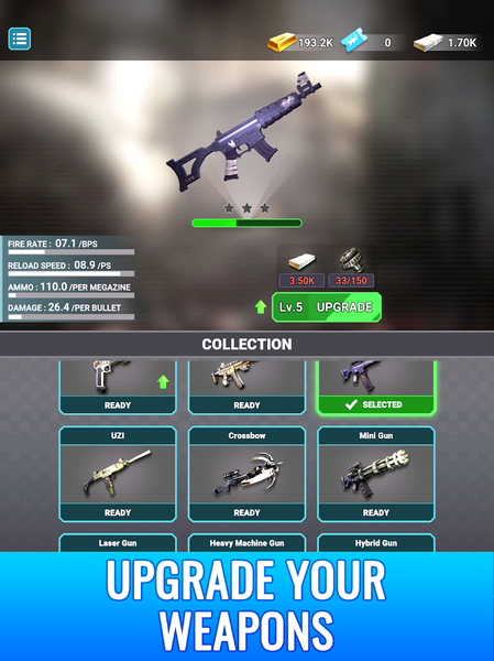 Last Survivor : Shooter Hero - Gameplay image of android game