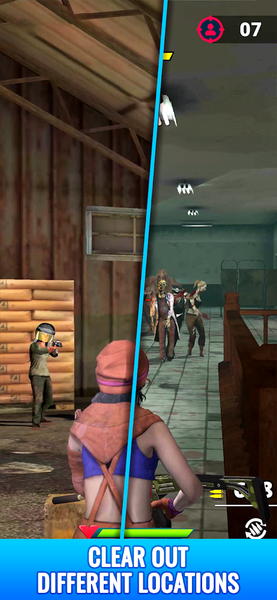 Last Survivor : Shooter Hero - Gameplay image of android game