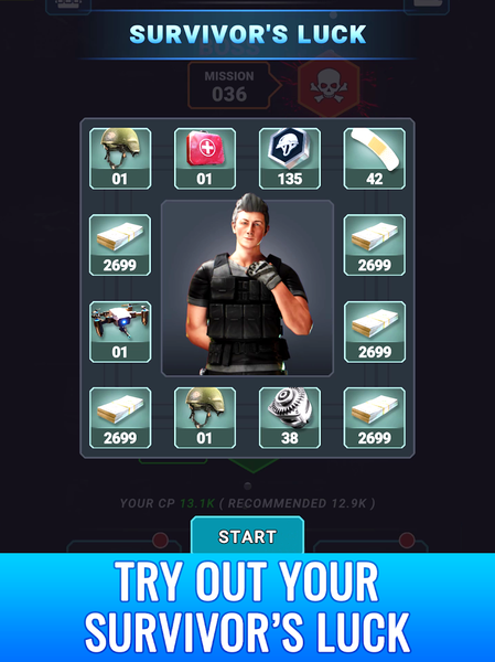 Last Survivor : Shooter Hero - Gameplay image of android game