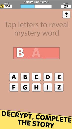 Bank Robbery Word Mystery Game - Gameplay image of android game