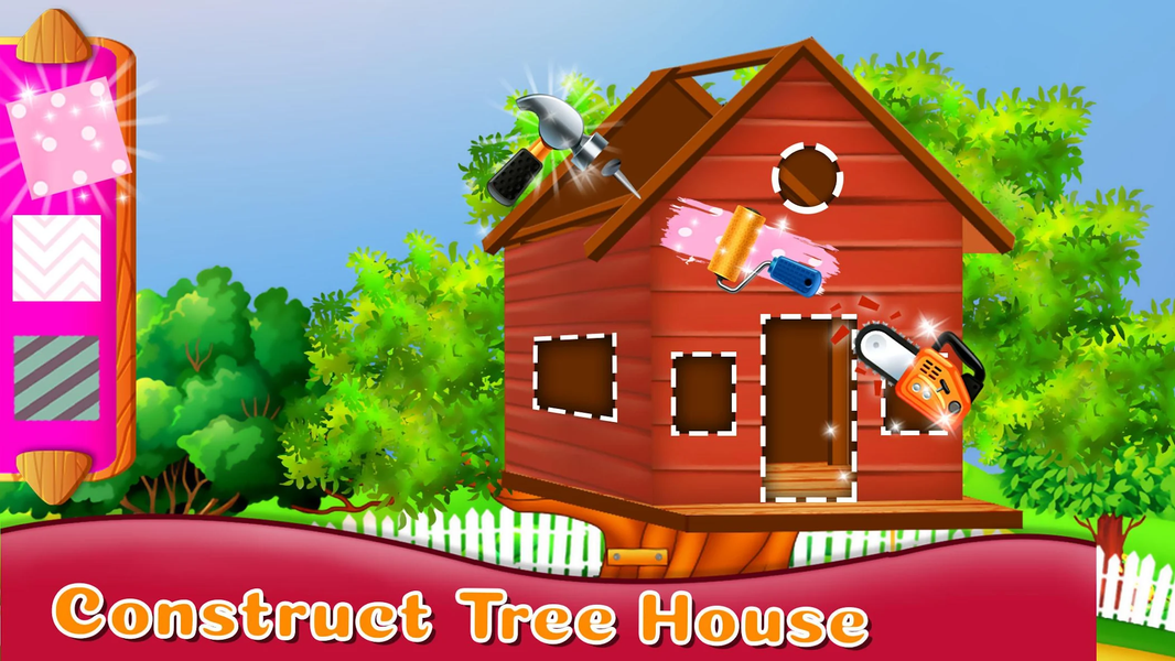 Build Tree Doll House Builder - Gameplay image of android game