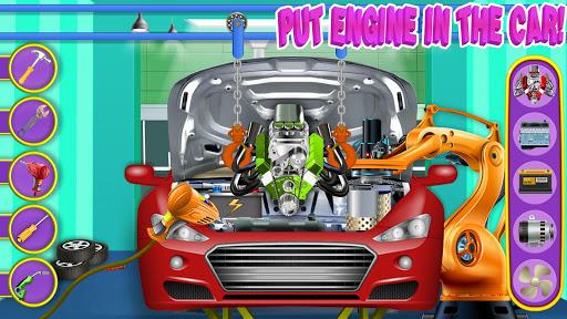 Sports Car Builder Factory - عکس بازی موبایلی اندروید