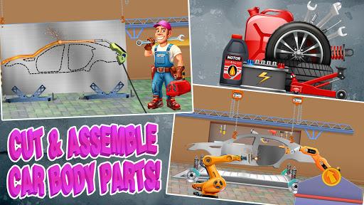 Sports Car Builder Factory - Gameplay image of android game