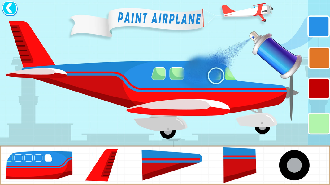 Craft And Run Airplane - Gameplay image of android game