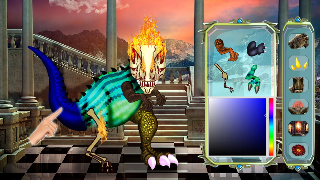 Design Dinosaur Avatar Maker - عکس برنامه موبایلی اندروید