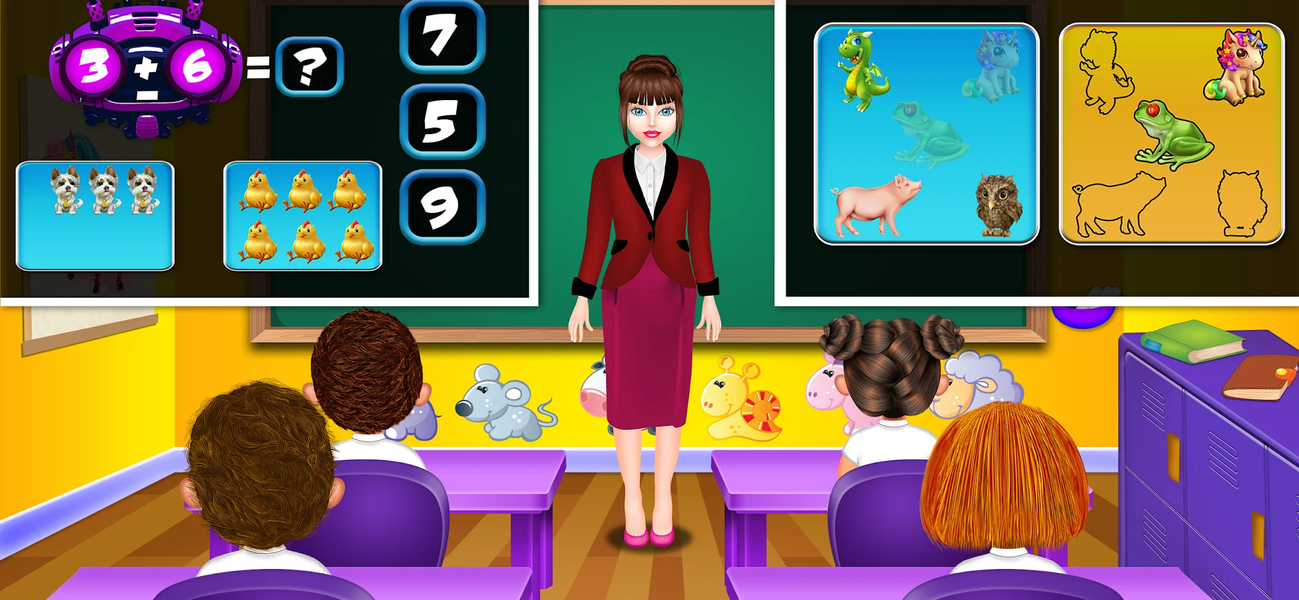 Emma Back To School Life Games - Gameplay image of android game