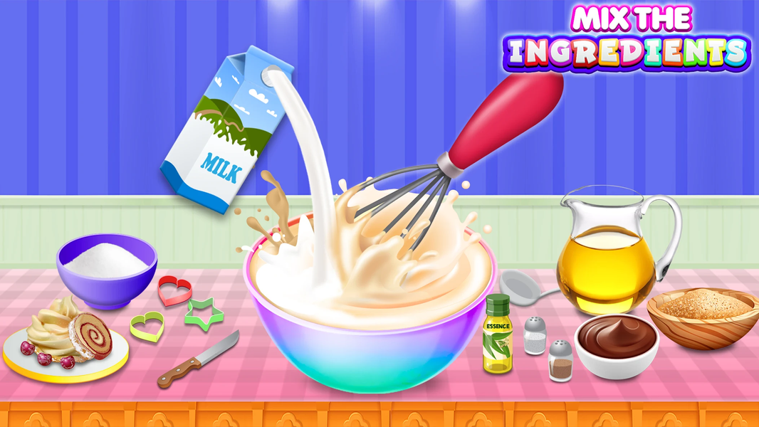 Cake Cooking: Cake Games 2D - عکس بازی موبایلی اندروید