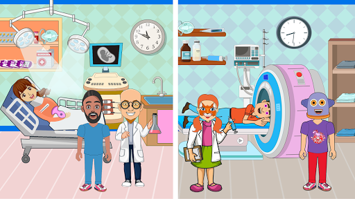 Pretend Play in Hospital Life - Gameplay image of android game