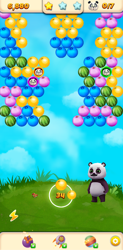 Bubble Panda : Fruits Blast - عکس بازی موبایلی اندروید