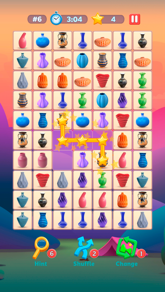 Pair Tiles: 3D puzzle match - عکس بازی موبایلی اندروید