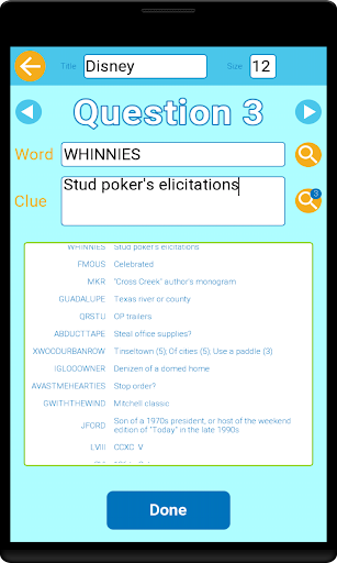 Wordapp: Crossword Maker - Image screenshot of android app