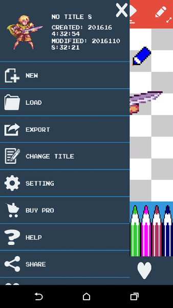 Instapix: Pixel Art Editor - Image screenshot of android app