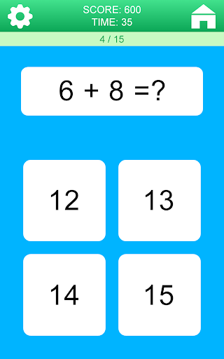 Math Games - Gameplay image of android game