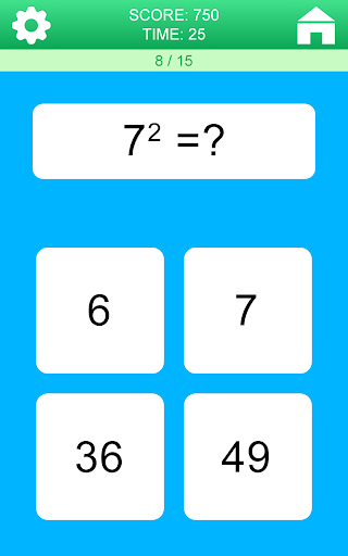 Math Games - Gameplay image of android game