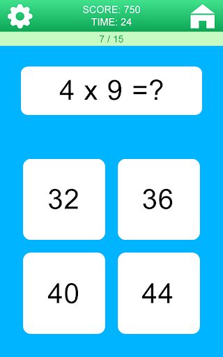 Math Games - Gameplay image of android game
