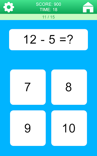 Math Games - Gameplay image of android game
