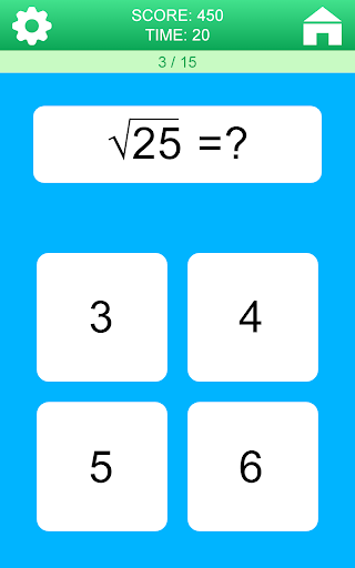 Math Games - Gameplay image of android game