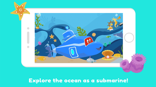 Carl the Submarine: Ocean Exploration for Kids - Gameplay image of android game