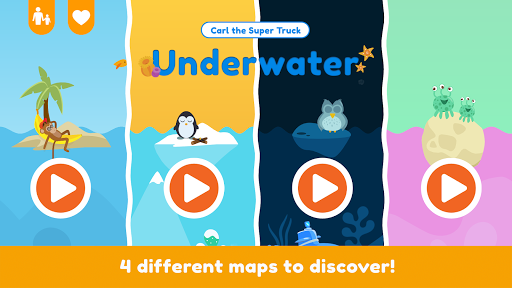 Carl the Submarine: Ocean Exploration for Kids - عکس بازی موبایلی اندروید