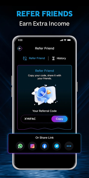 Ethereum Cloud Miner- Earn ETH - عکس برنامه موبایلی اندروید