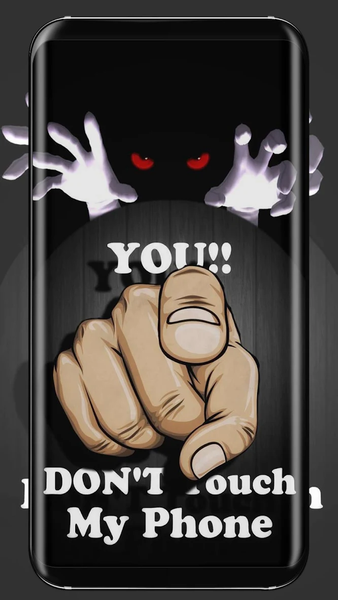 Don't Touch My Phone Wallpaper - Image screenshot of android app