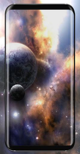 Earth & Moon Parallax  Wallpaper - Image screenshot of android app