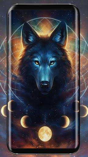 Wolf Wallpapers ,Wolves Fantasy Wallpaper - Image screenshot of android app