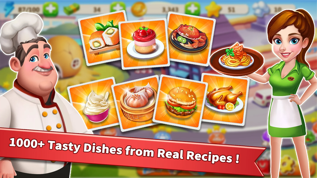 Rising Super Chef - Cook Fast - عکس بازی موبایلی اندروید