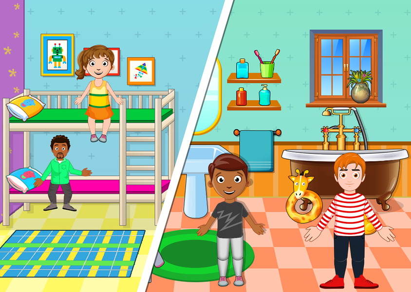 My Home City Town: Family Life - Gameplay image of android game