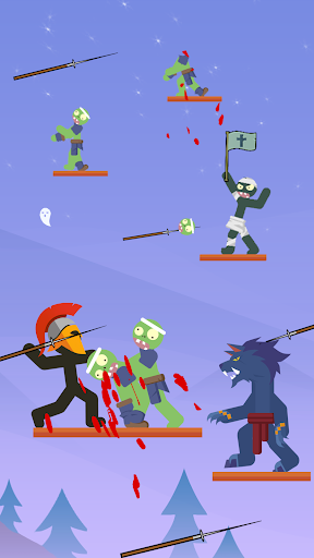 The Warrior - Top Stickman - Gameplay image of android game