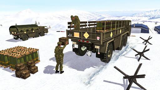 US Army Truck Driver Off-Road Driving Simulator - Gameplay image of android game