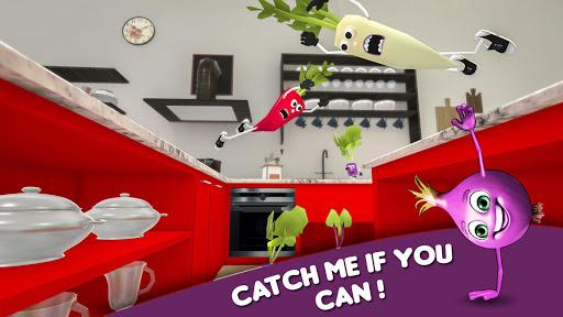 Veggie Shooter Gun Practice – Kitchen Challenge - Gameplay image of android game
