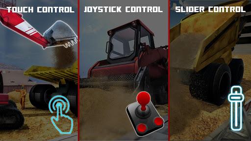 Heavy Excavator Construction Zone Site Excavation - عکس بازی موبایلی اندروید