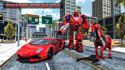 Robot Car Transformation – Wild Horse Robot Games - عکس بازی موبایلی اندروید