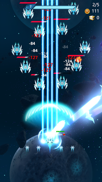 Galaxy Wing - Gameplay image of android game