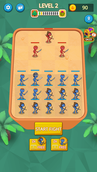 Stick Merge Battle - عکس بازی موبایلی اندروید