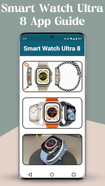 Smart Watch Ultra 8 App Guide - عکس برنامه موبایلی اندروید