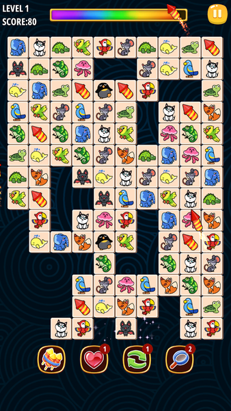 Animal Link-Connect Puzzle - Gameplay image of android game