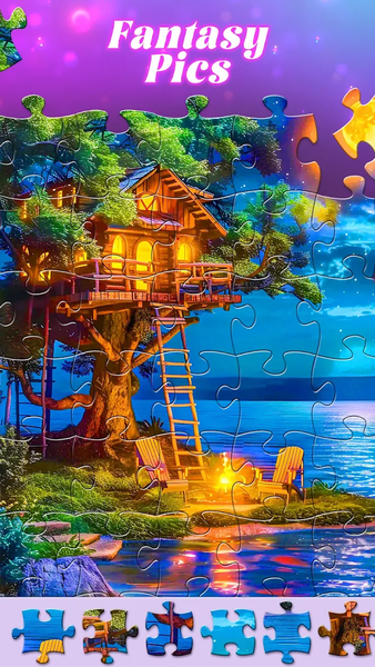 Jigsaw Puzzles - Fancy Jigsaw - Gameplay image of android game