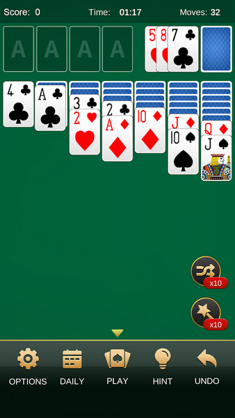 Solitaire Classic Game - Gameplay image of android game