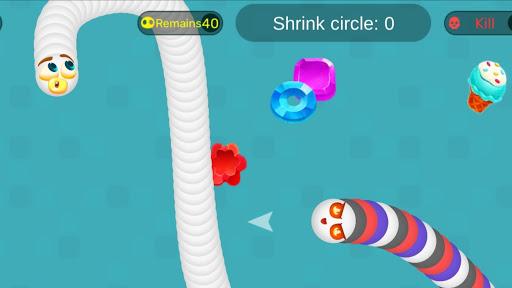 Worms Dash.io - snake zone - Gameplay image of android game