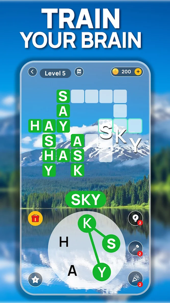 Word Scenery: Crossword - Gameplay image of android game