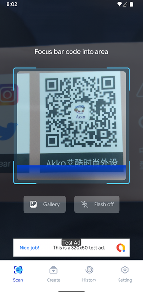 QR Code & Barcode Scanner - عکس برنامه موبایلی اندروید